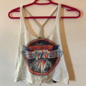 Crop Tank Vintage Style Size Small Van Halen